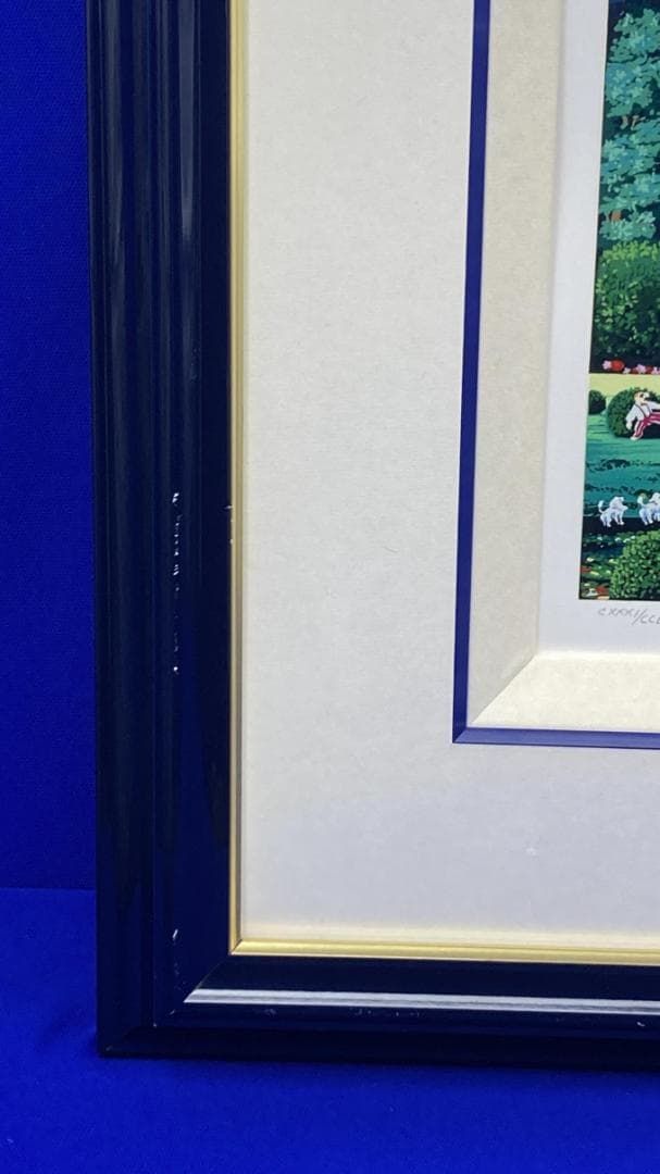 額縁☆ヒロヤマガタ（山形博導）☆ガゼボ☆代表的なヤマガタブルー