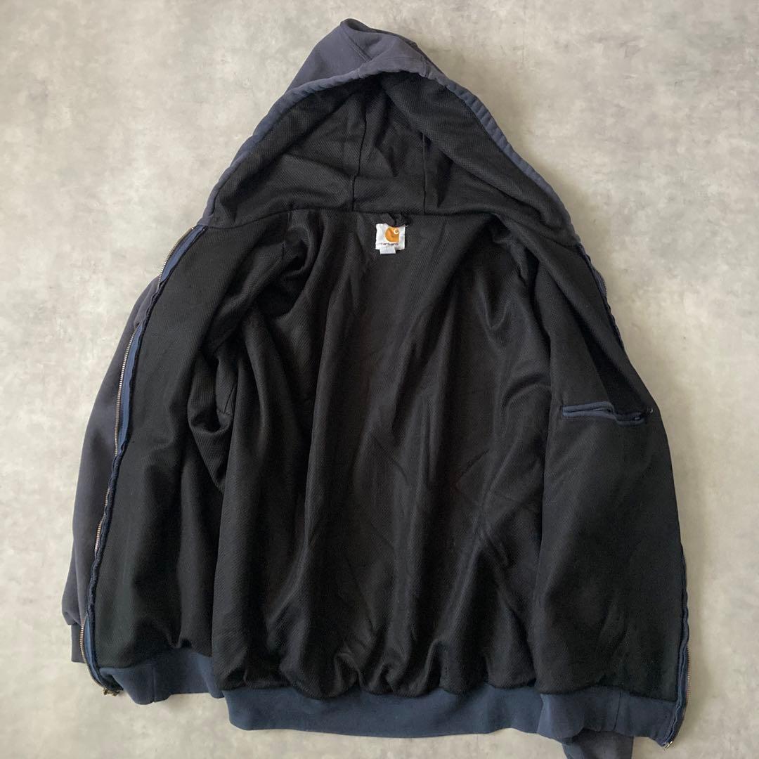 トップス Carhartt Sun Faded Zip Up Thermal Hoody