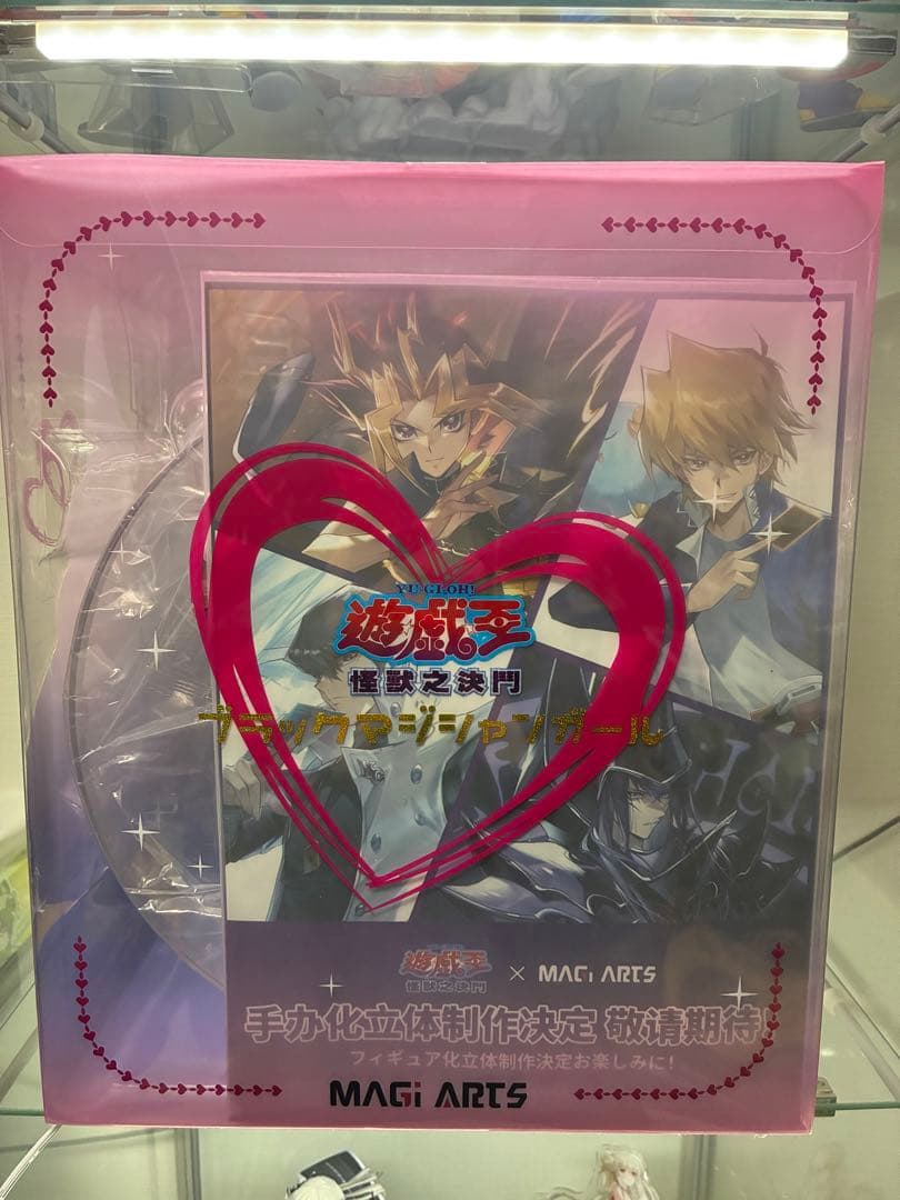 色紙、缶バッジ有り　MAGIARTS　遊戯王　ブラックマジシャンガール　開封品