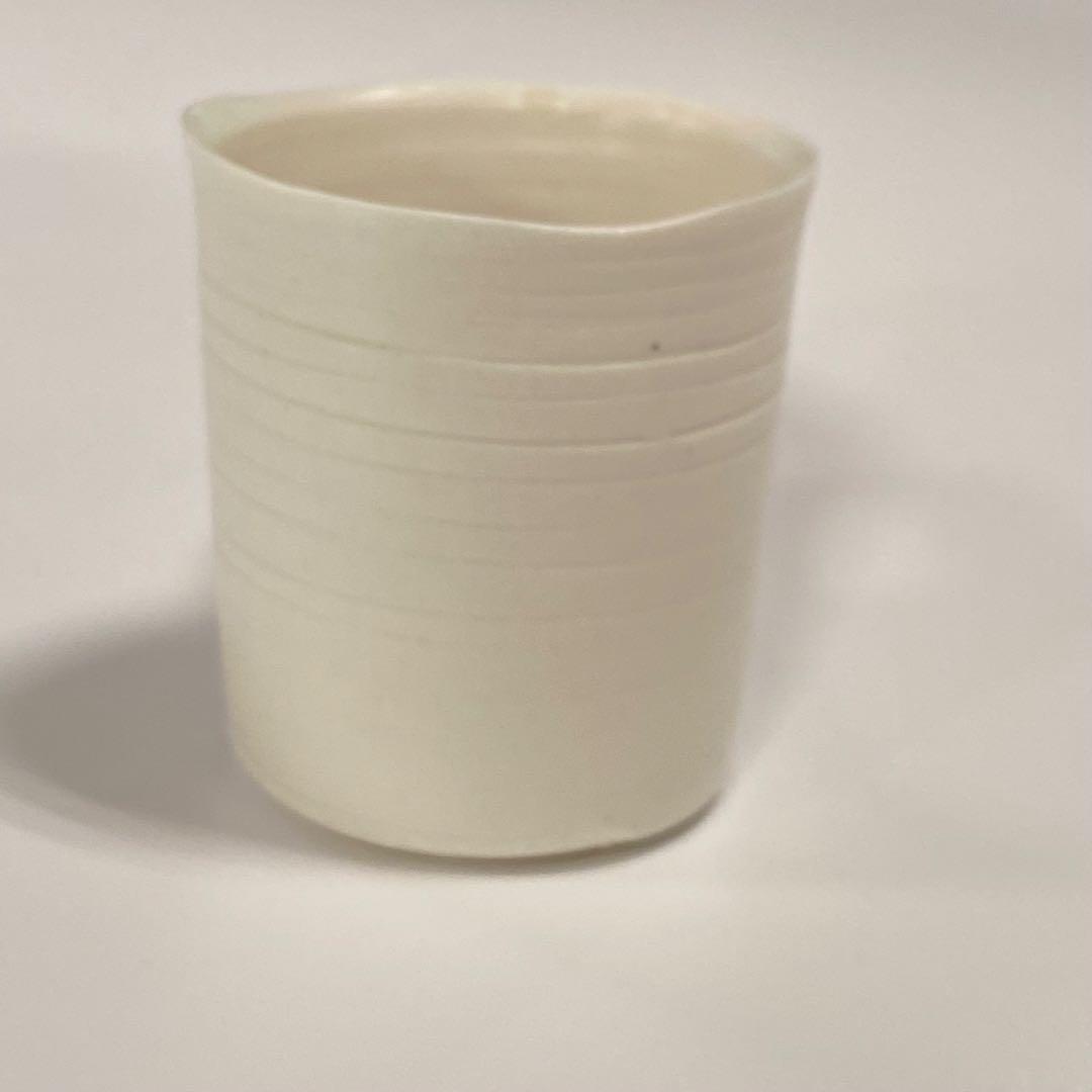 希少　黒田泰蔵　白磁　デミタスカップ＆ソーサー