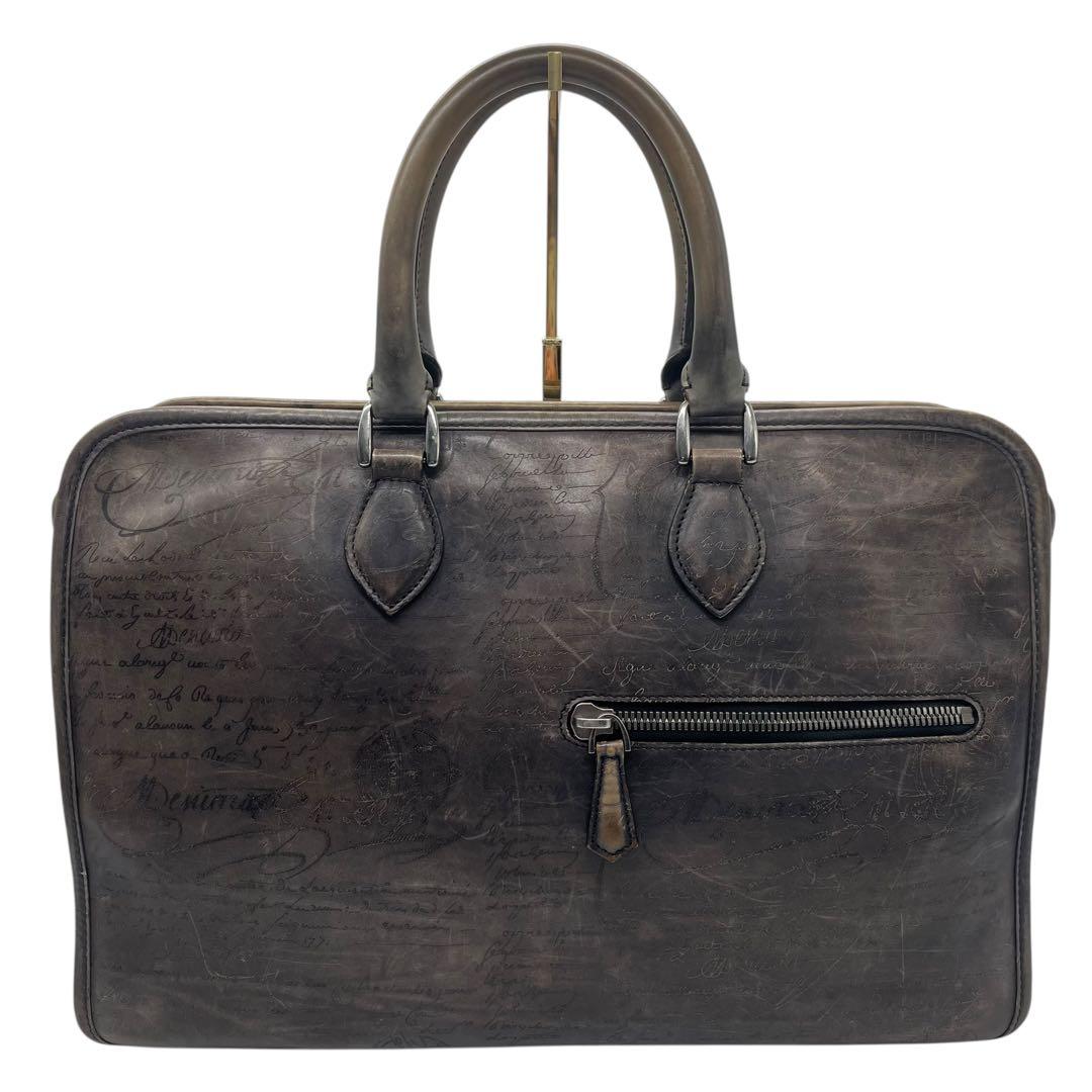 【美品】ベルルッティ カリグラフィ ビジネスバッグ 本革　ハンドバッグ　メンズ