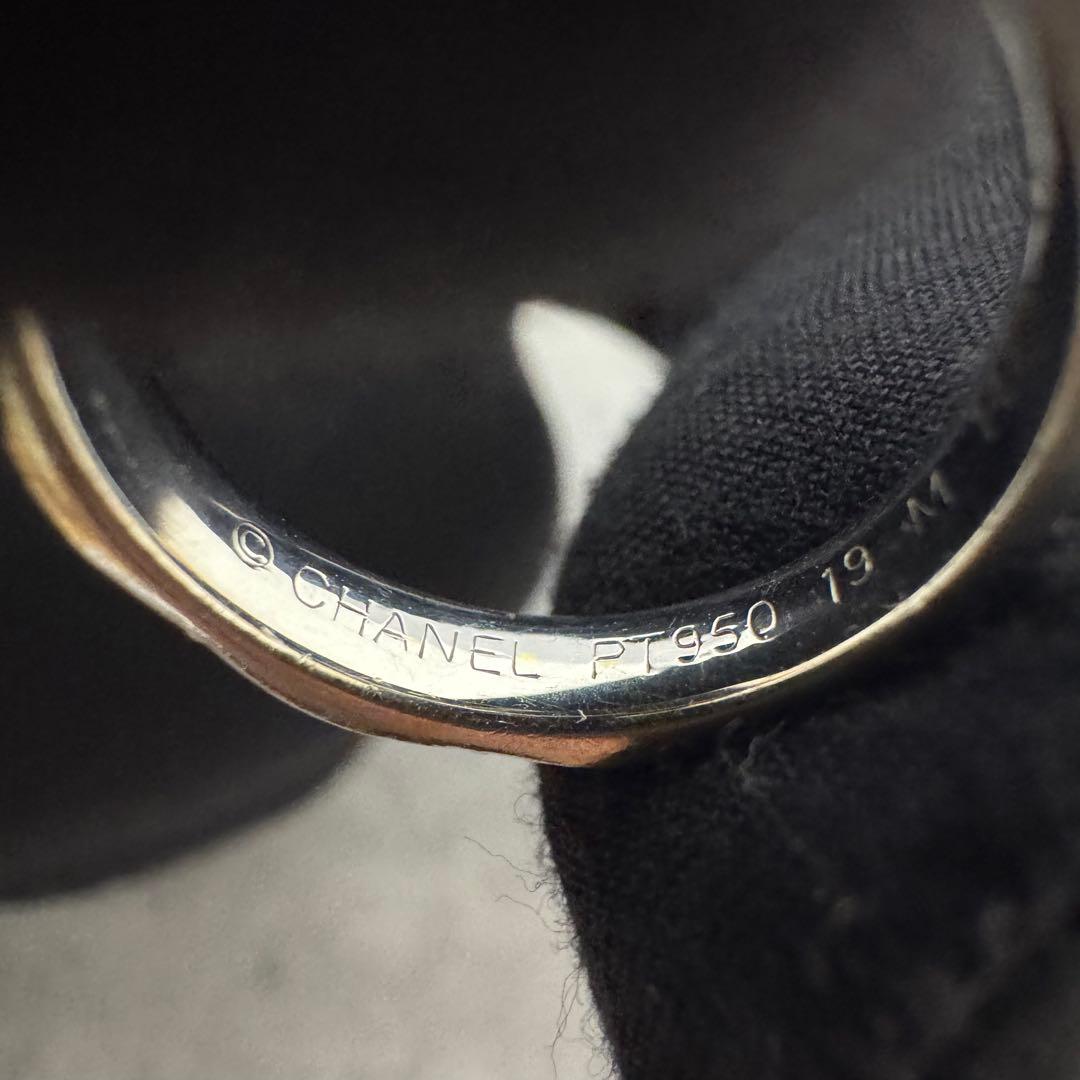 CHANEL シャネル ココクラッシュ リングマトラッセ PT950 ダイヤ