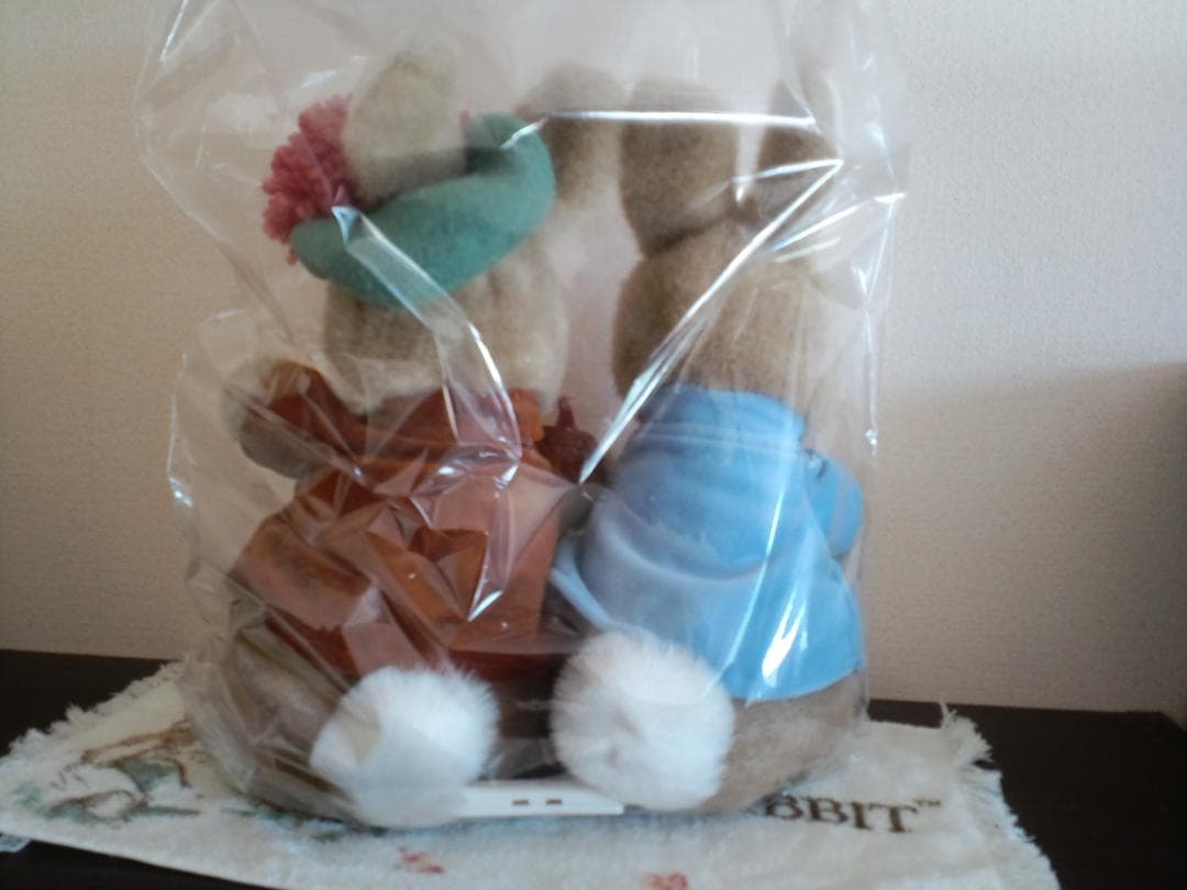 レア！！美品☆ピーターラビット　ベンジャミン　ぬいぐるみ　EDEN　かご付き