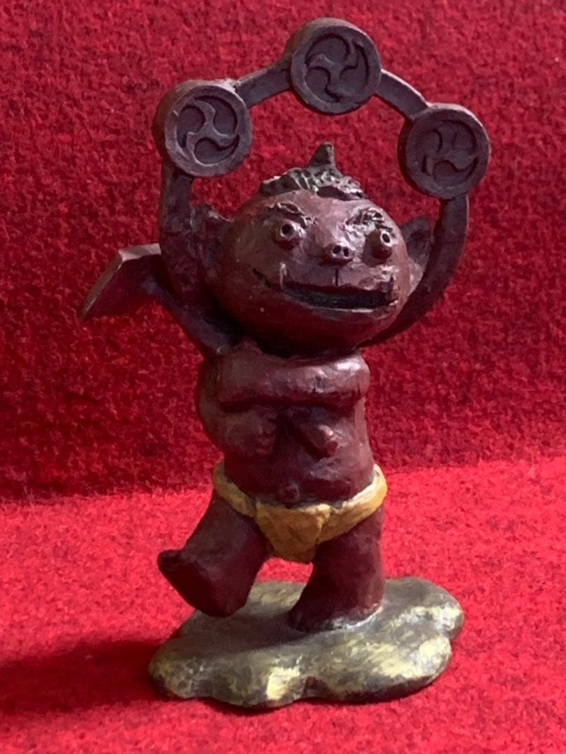 セトクラフト ヴィンテージ 鬼っ子置物3体セット 縁起物 開運 魔除け