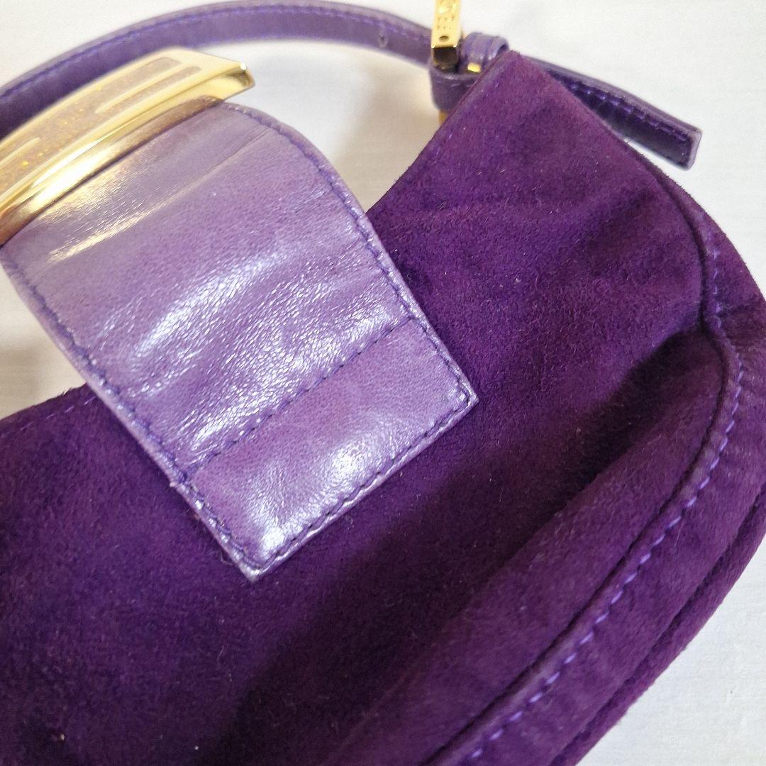 Fendi 紫色 ハンドバッグ