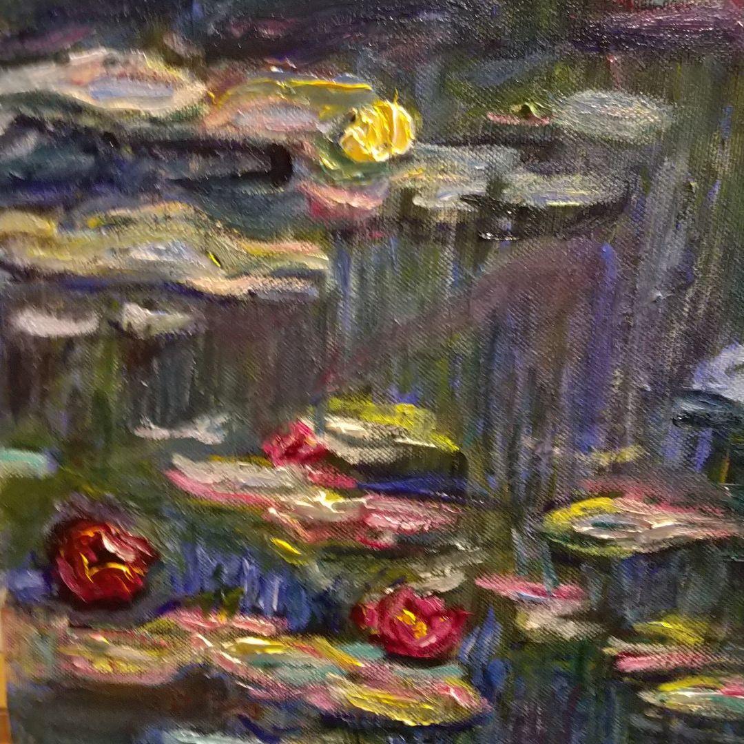 モネ 睡蓮 模写 10号 F10