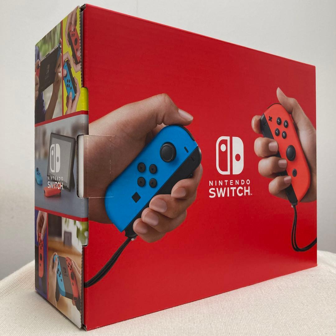 新品・未使用Nintendo Switch 本体 赤/青 Joy-Con付き