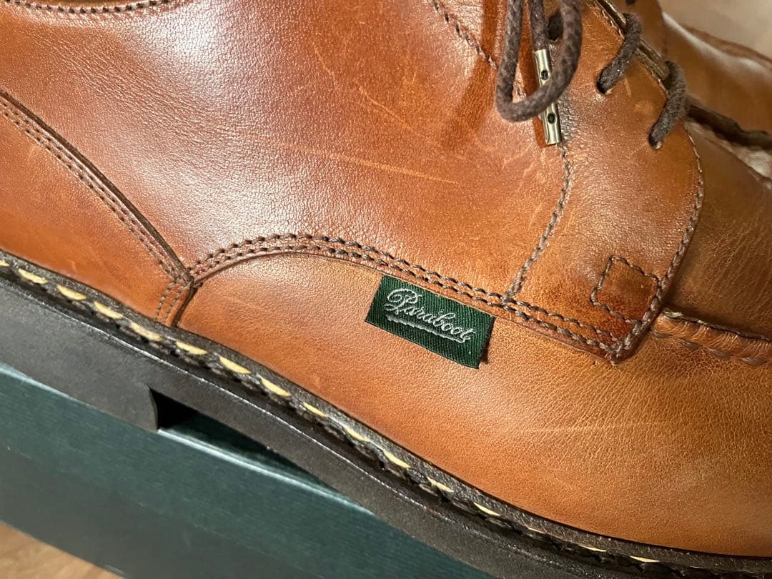 廃盤 希少色 Paraboot シャンボード ゴールド