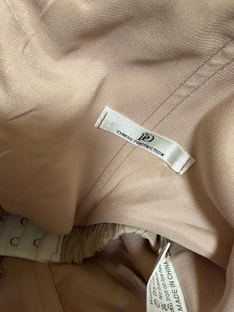 「ペグミ」ドレスプロダクション　 フリル オフショルダー チュールドレス