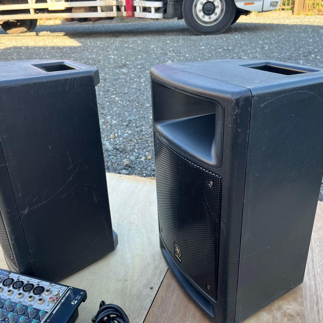 Yamaha パワードスピーカーとミキサーセット