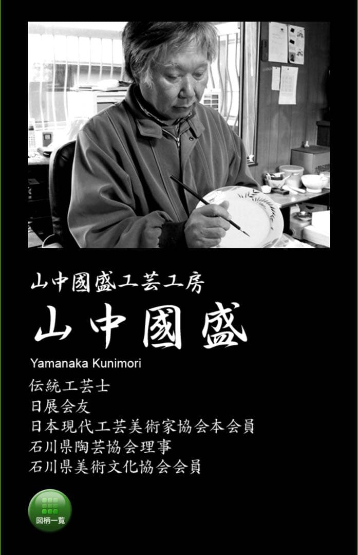 ⭐️ 九谷焼 山中国盛 瑞鳥と唐草陶器皿