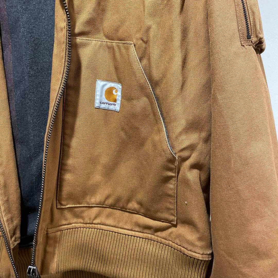 Carhartt ブラウン ジップアップジャケット
