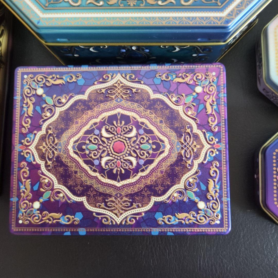 メリーチョコレート☆缶のみ　ナハトラビュリント　&　ジャミーラ3種類