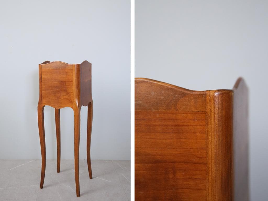 フランスアンティーク木製ベッドサイドキャビネット/ナイトテーブル机