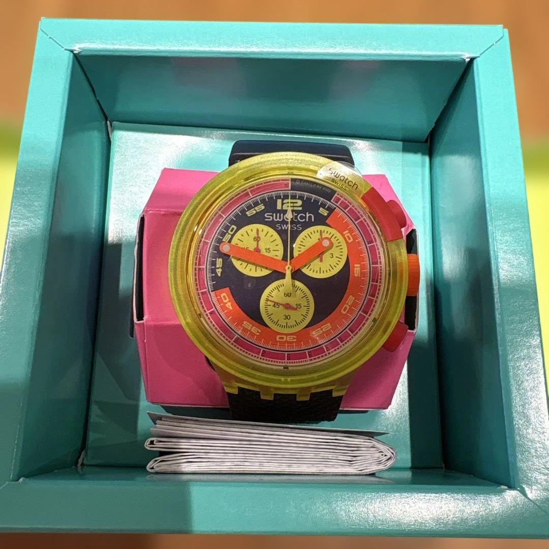 時計 SWATCH NEON TO THE MAX