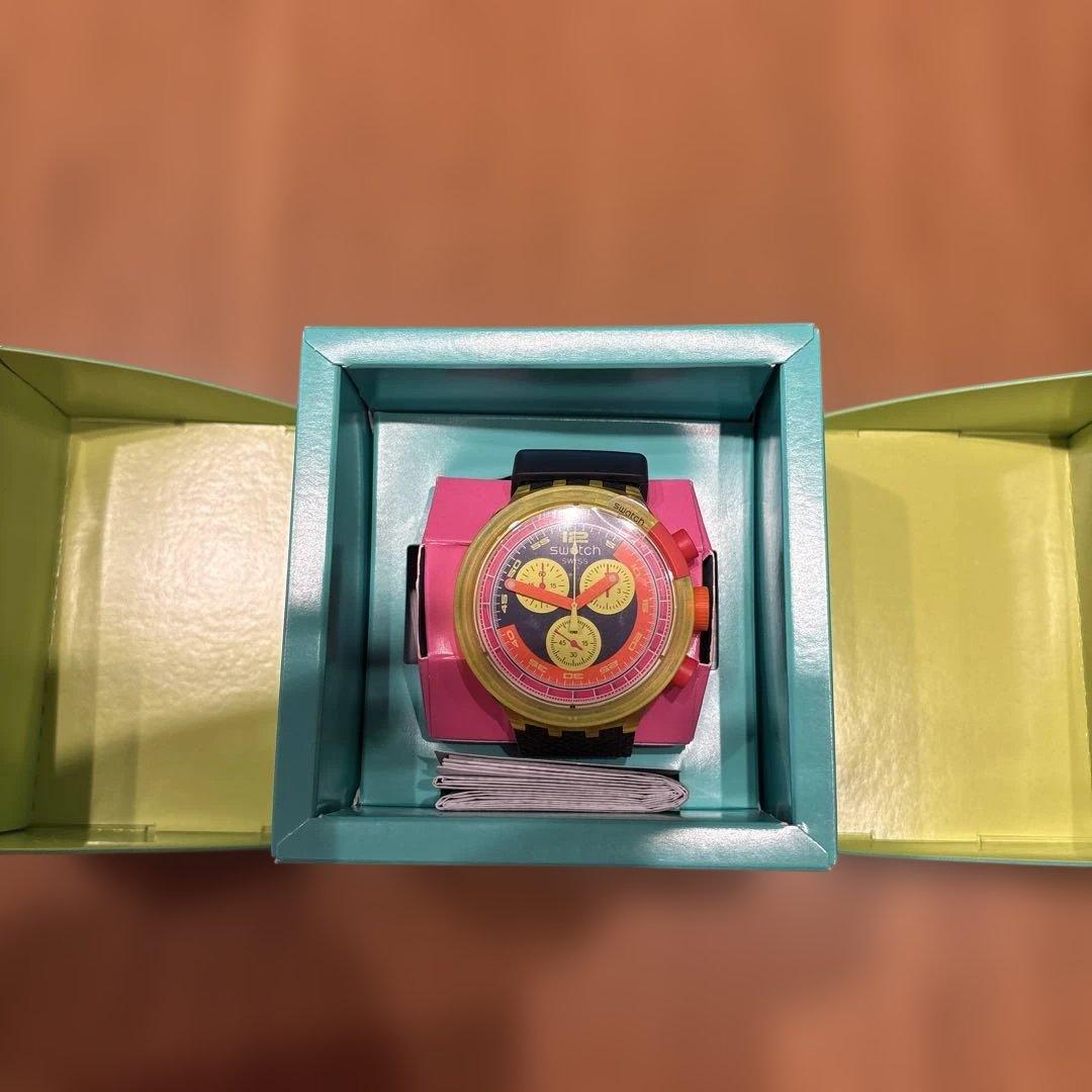 時計 SWATCH NEON TO THE MAX