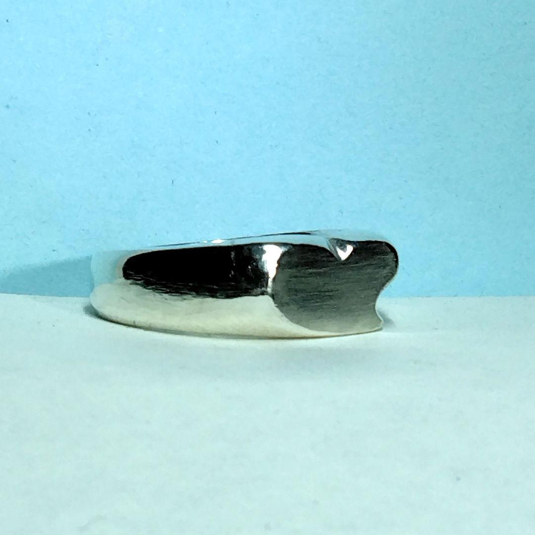 ティファニーカーブドハートリング　10号　新品仕上げ　ほぼ無傷未使用に近い