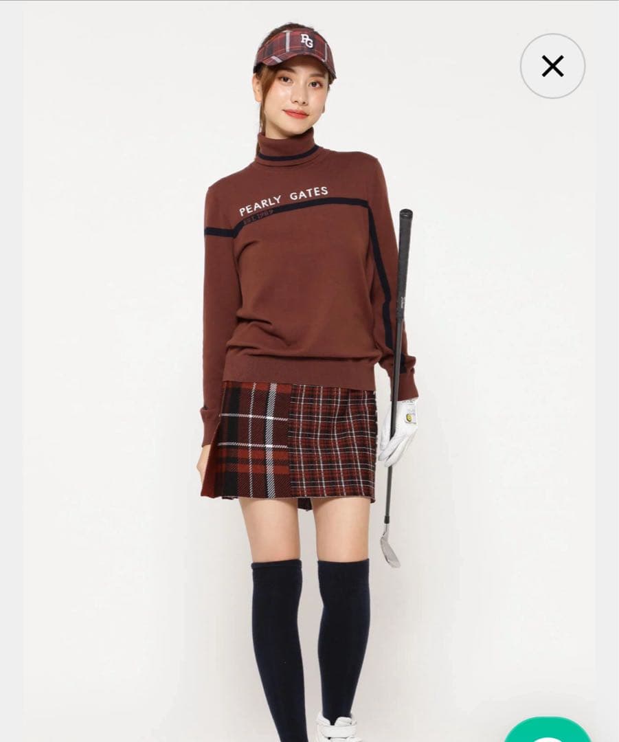 セール中【新品】PEARLY GATES モックネック セーター ニットサイズ1