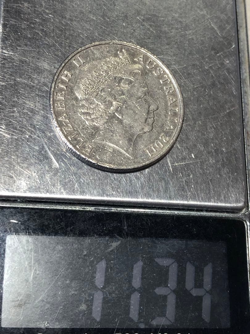 N4347【オーストラリア・特年】2011年20セント 硬貨 古銭 コイン
