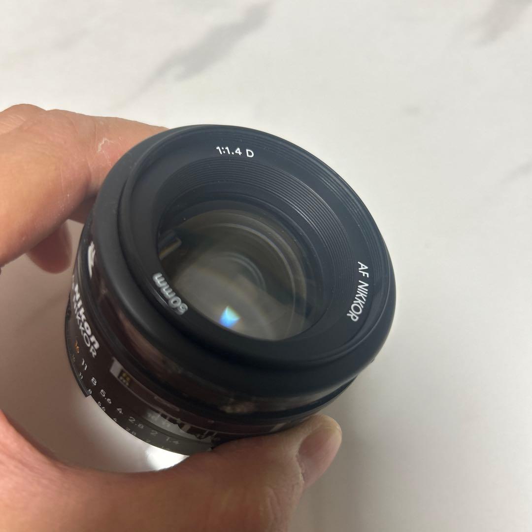 使用回数少]AF NIKKOR 50mm f/1.4D レンズ