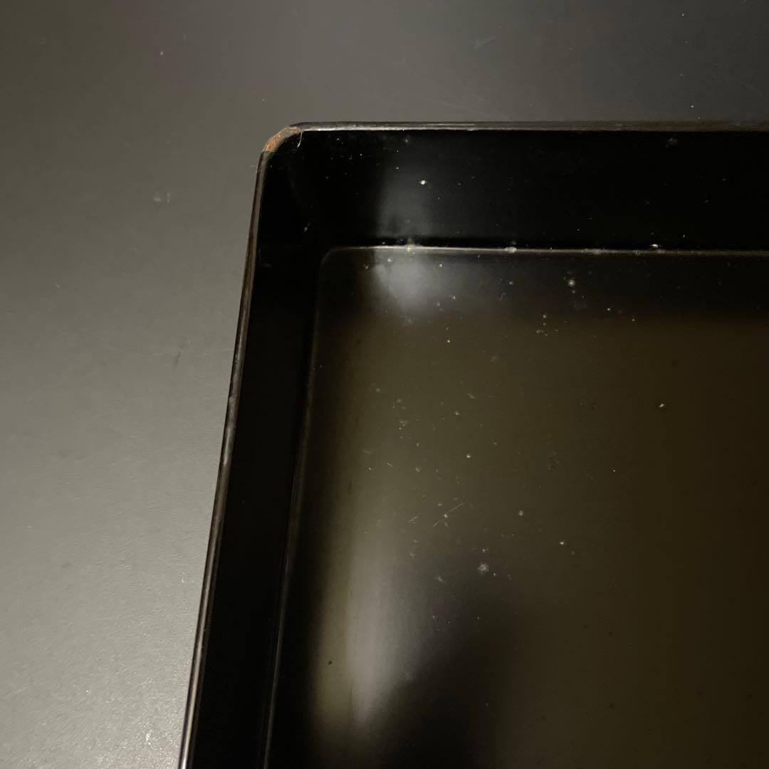 時代物　蒔絵硯箱　是真造　木箱付き