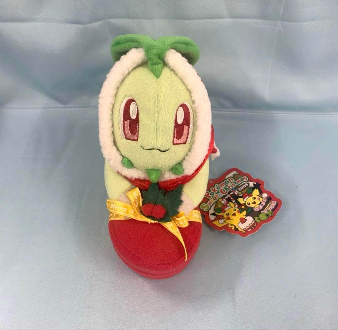 希少 チコリータ ぬいぐるみ ポケモンスイーツクリスマス09 タグ付き