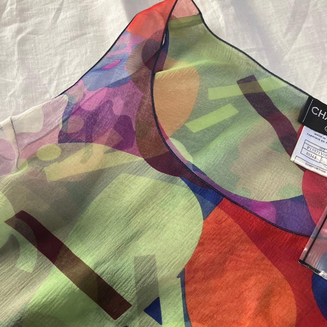 CHANEL マルチカラータンクトップ サイズ34