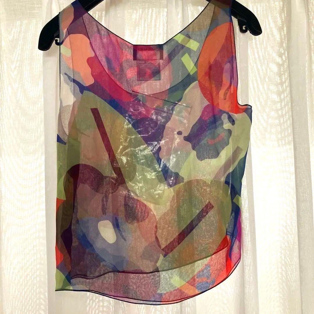 CHANEL マルチカラータンクトップ サイズ34