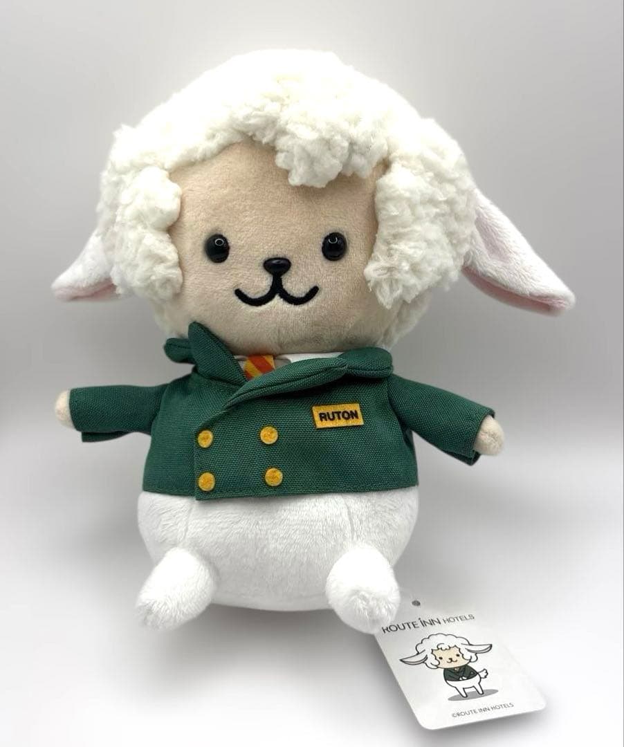 ROUTE INN HOTEL ルートン・ルートイン ぬいぐるみ 初代 緑制服