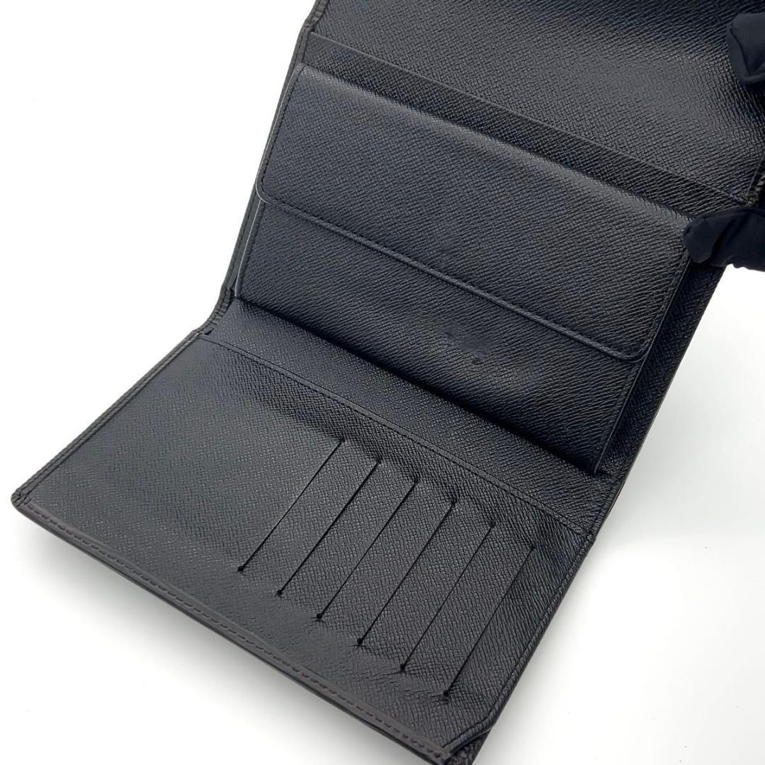 限界価格❣️ルイヴィトン 三つ折り財布 エピ エテュイパピエ 黒 男女兼用