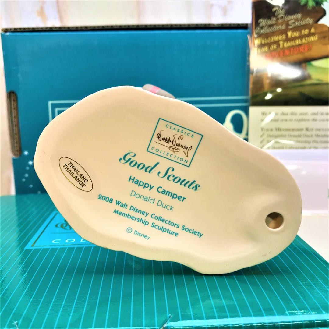 レア★WDCC ドナルドの少年団長 ドナルドダック 陶器製フィギュア