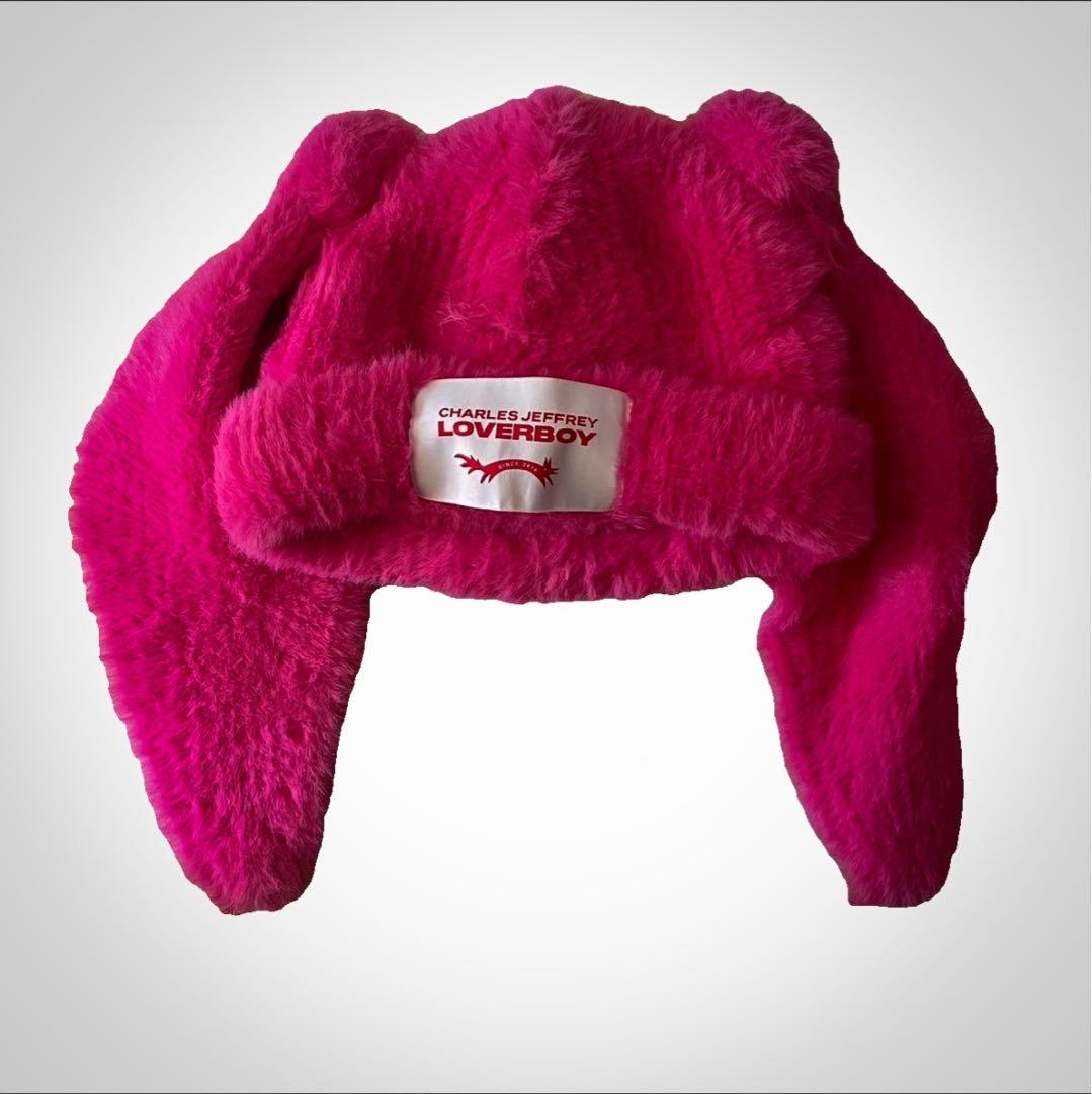 正規品 Charles Jeffrey LOVERBOY ピンク ビーニー CHARLES JEFFREY