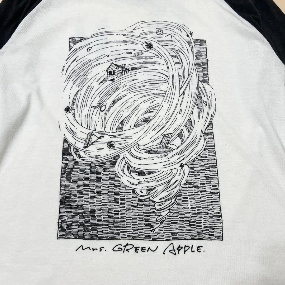 Mrs. GREEN APPLE ラグランTシャツ Lサイズ Mrs. GREEN APPLE ラグラン