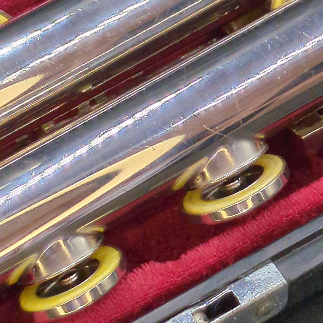 フルート　調整済　ヤマハYFL211S（Eメカ、銀メッキ仕様）