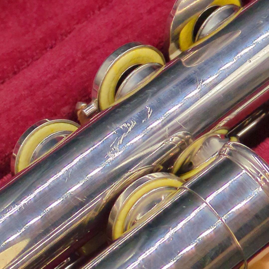 フルート　調整済　ヤマハYFL211S（Eメカ、銀メッキ仕様）