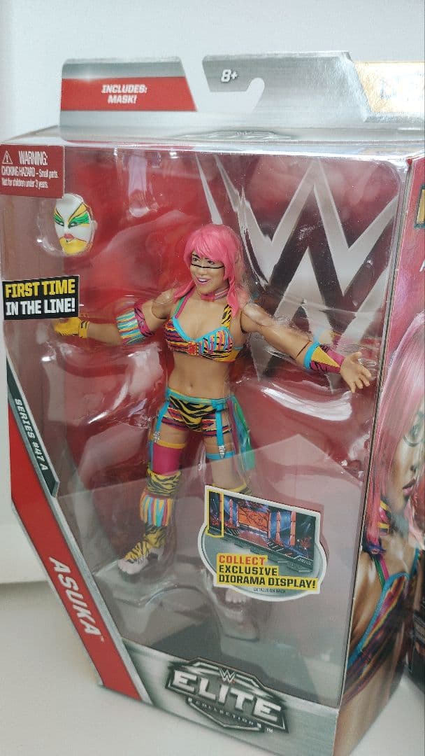 マテル社版　WWEプロレスフィギュア　カブキウォリアーズ　Asuka＆kairi