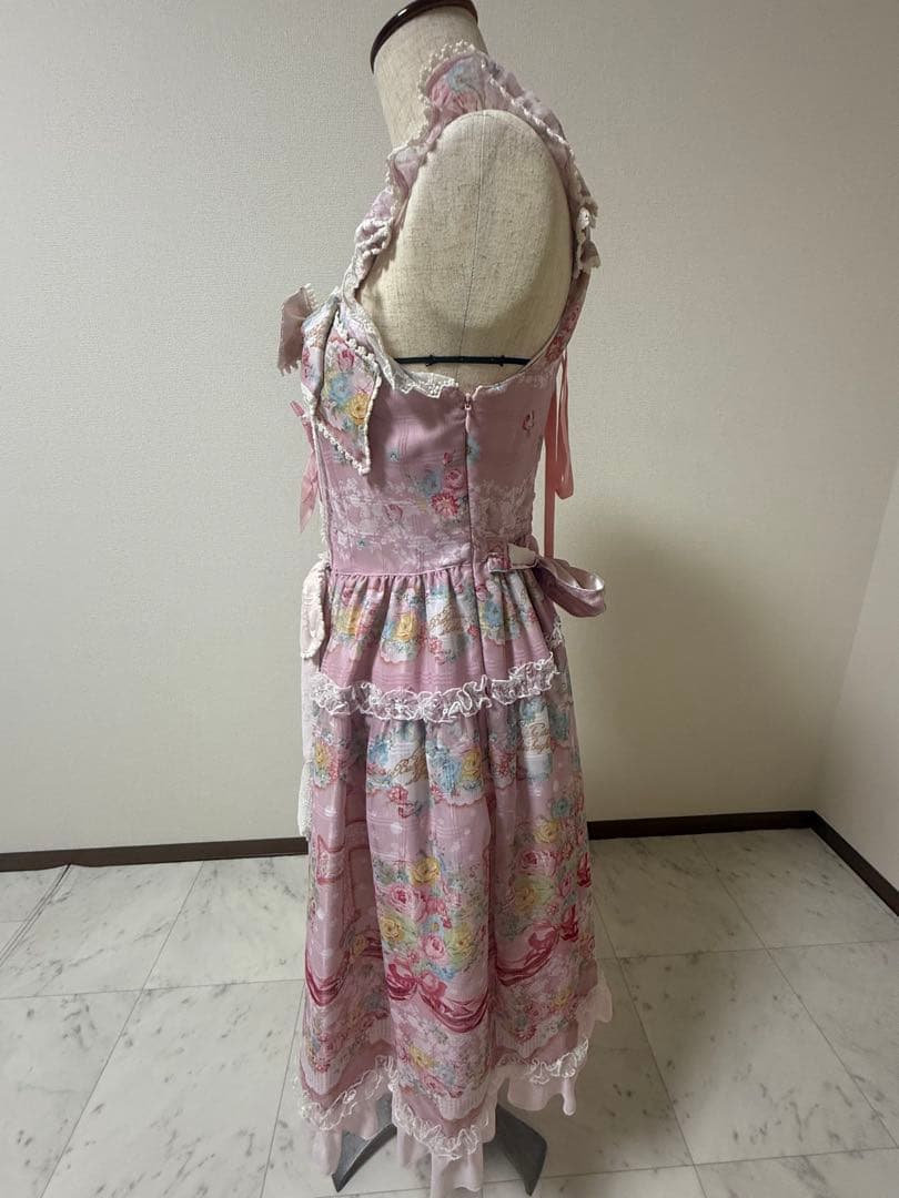 Le Bouquet de la Croix柄Ribbonジャンパースカート