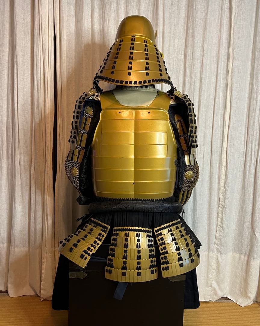 【環境大切さま専用】金陀美仏具足 鉄鎧【等身大•甲冑】鎧櫃、鎧立て 付き 一式