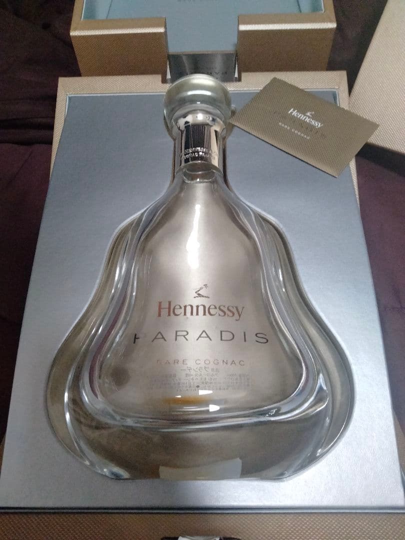 ヘネシー パラディ Hennessy PARADIS 空瓶 空箱 箱カバー