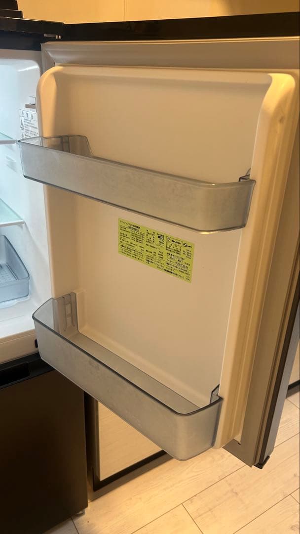 【美品】シャープ SHARP 冷蔵庫　SJ-D15H-H 152L 黒