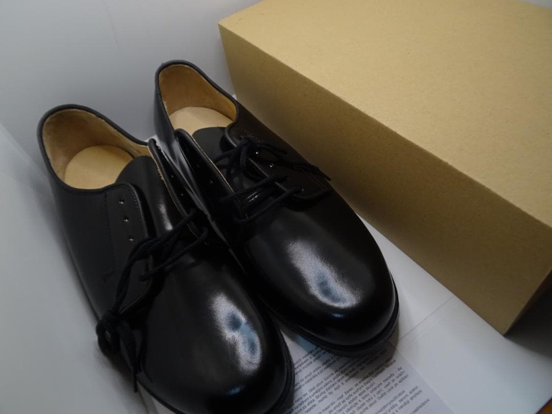 M*n様 新品チェコ軍オフィサーサービスシューズポストマンシューズ29.0cm黒