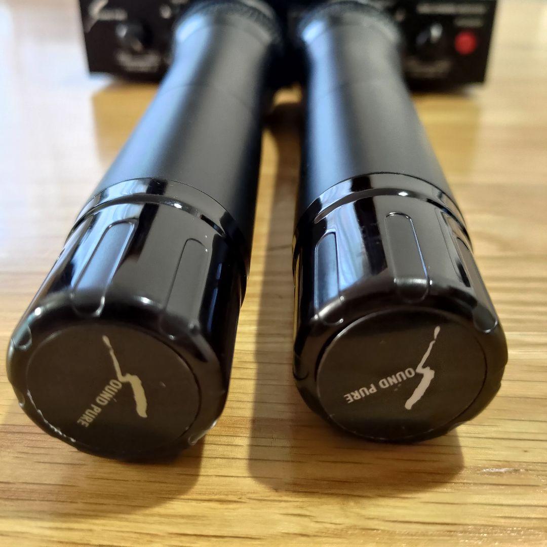 【美品】サウンドピュア　8011II ワイヤレスマイク2本　SP-WH01