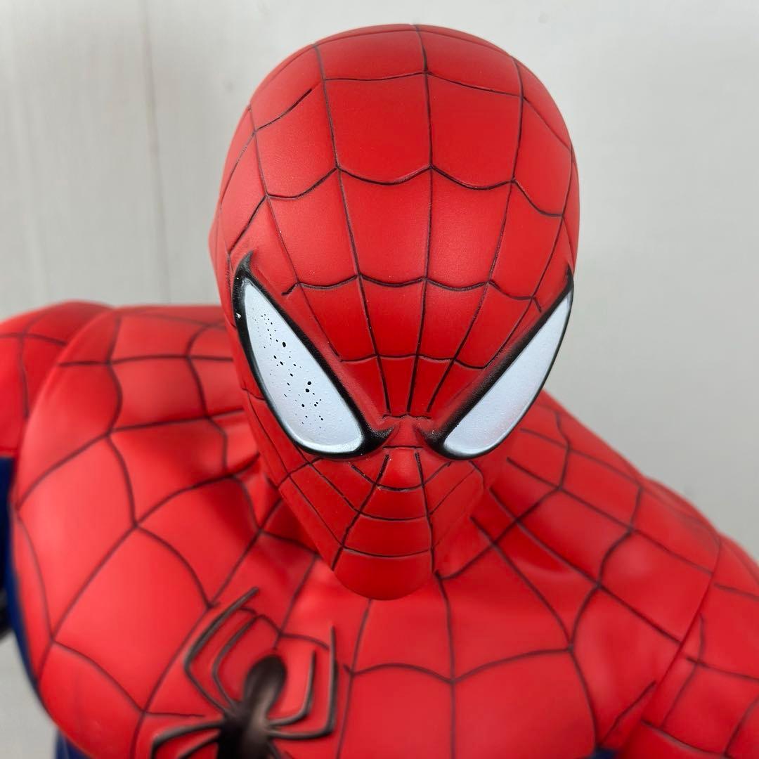 スパイダーマン80cm特大ソフビ フィギュア(訳あり)