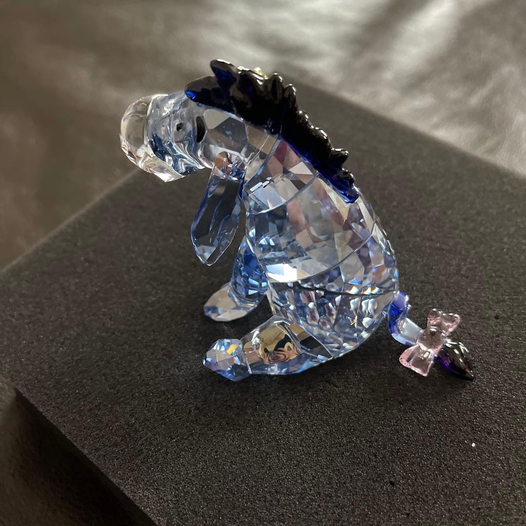 希少 スワロフスキー ディズニー イーヨー クリスタル 置物