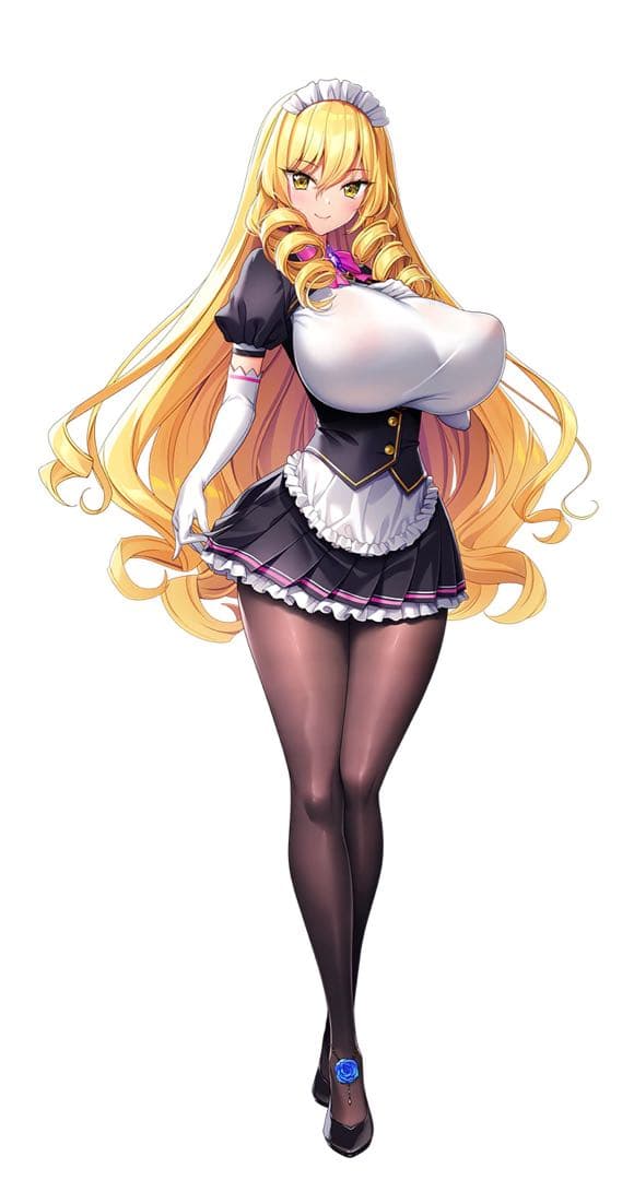 みるくふぁくとりーメイド学園 発売記念抽選会サイン入り特殊タペストリー【マキナ】