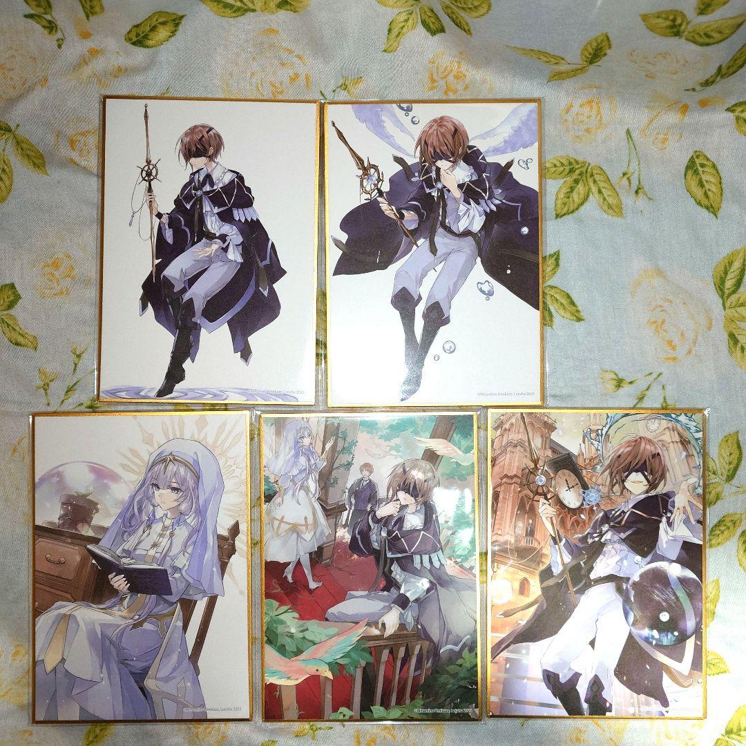 魔術師クノンは見えている　くじ引き堂　ミラーアクリルプレート　アクキー　色紙