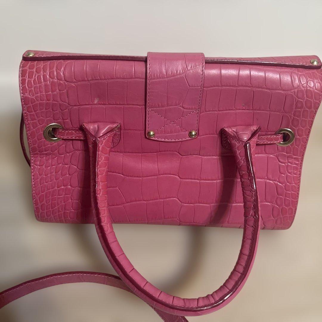 JIMMY CHOO ピンク ハンドバッグ