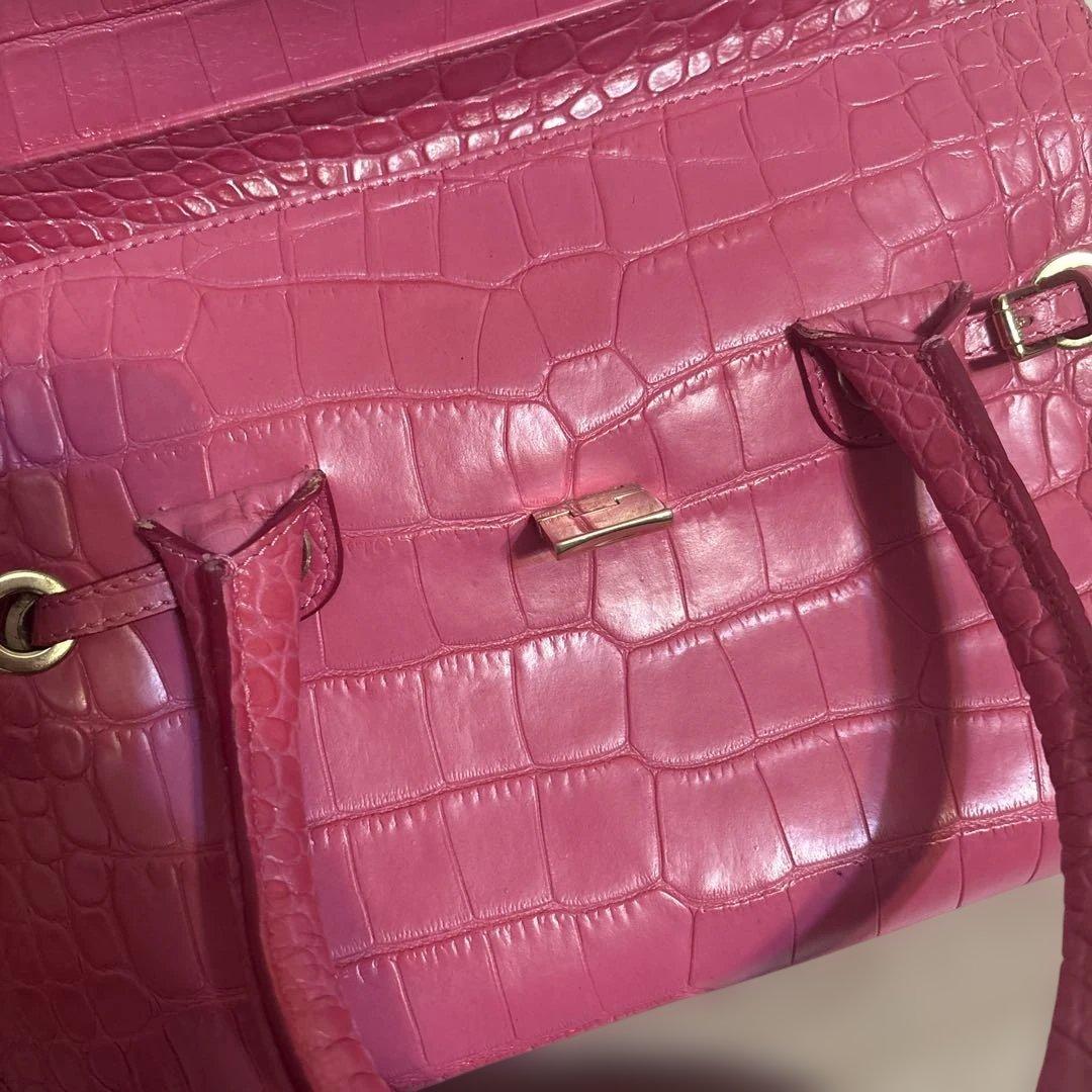 JIMMY CHOO ピンク ハンドバッグ
