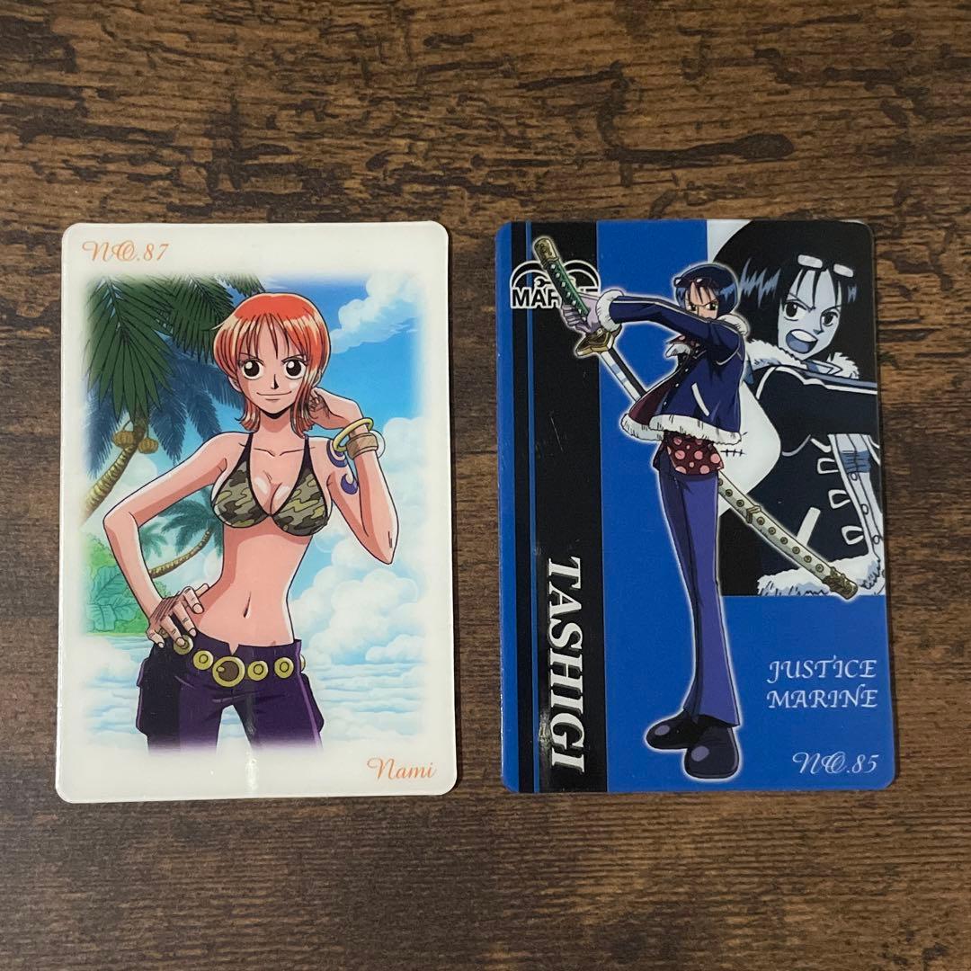 ワンピース 海賊王グミ カード 2枚セット ナミ たしぎ - メルカリ