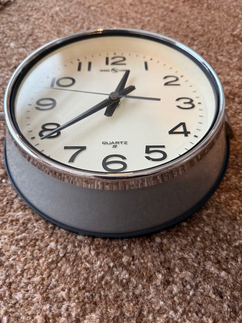 【P.F.S別注 】壁掛け時計　グレー色